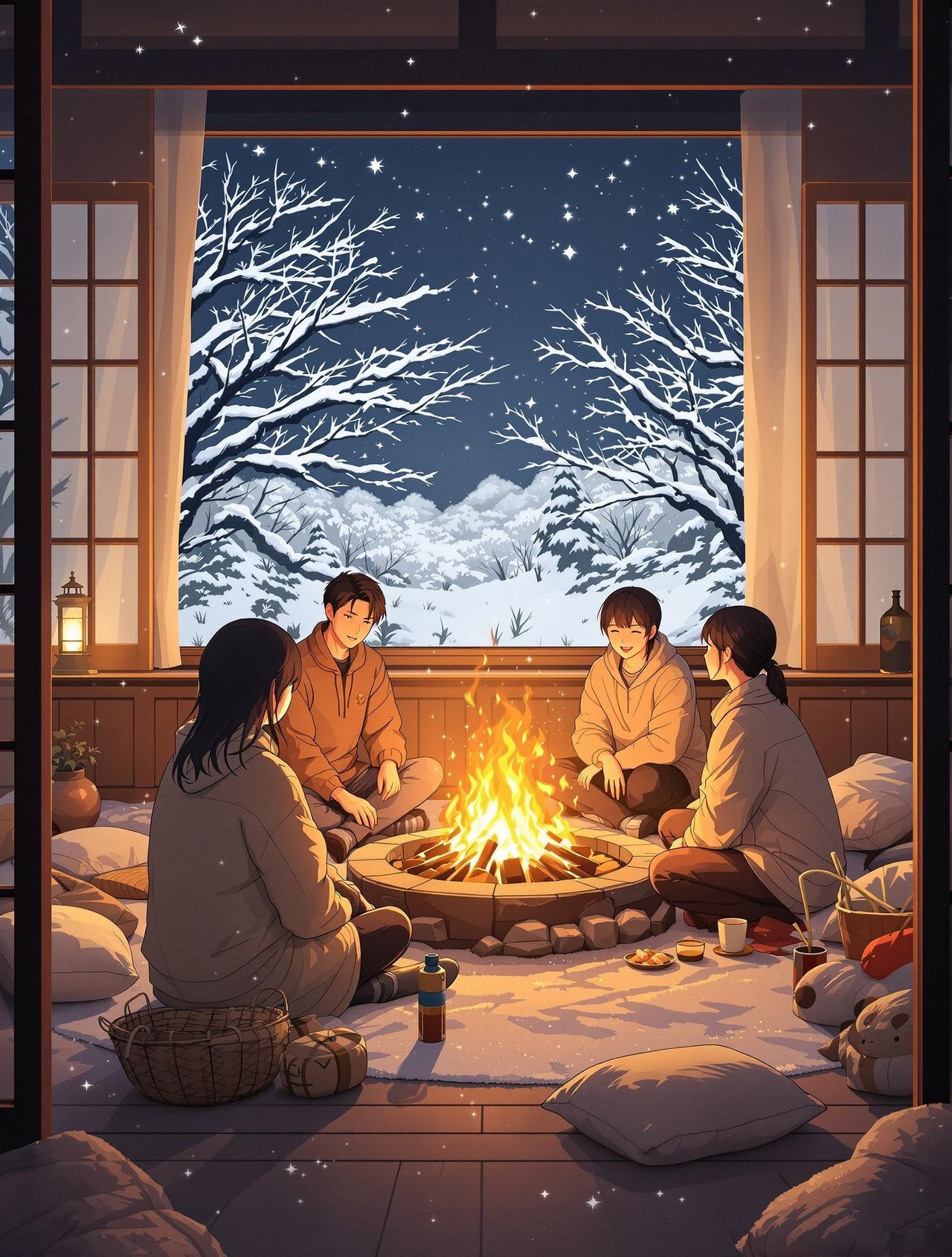 番茄段剧 围炉夜话 - 冬夜温暖物语,友谊物语治愈短剧排行榜