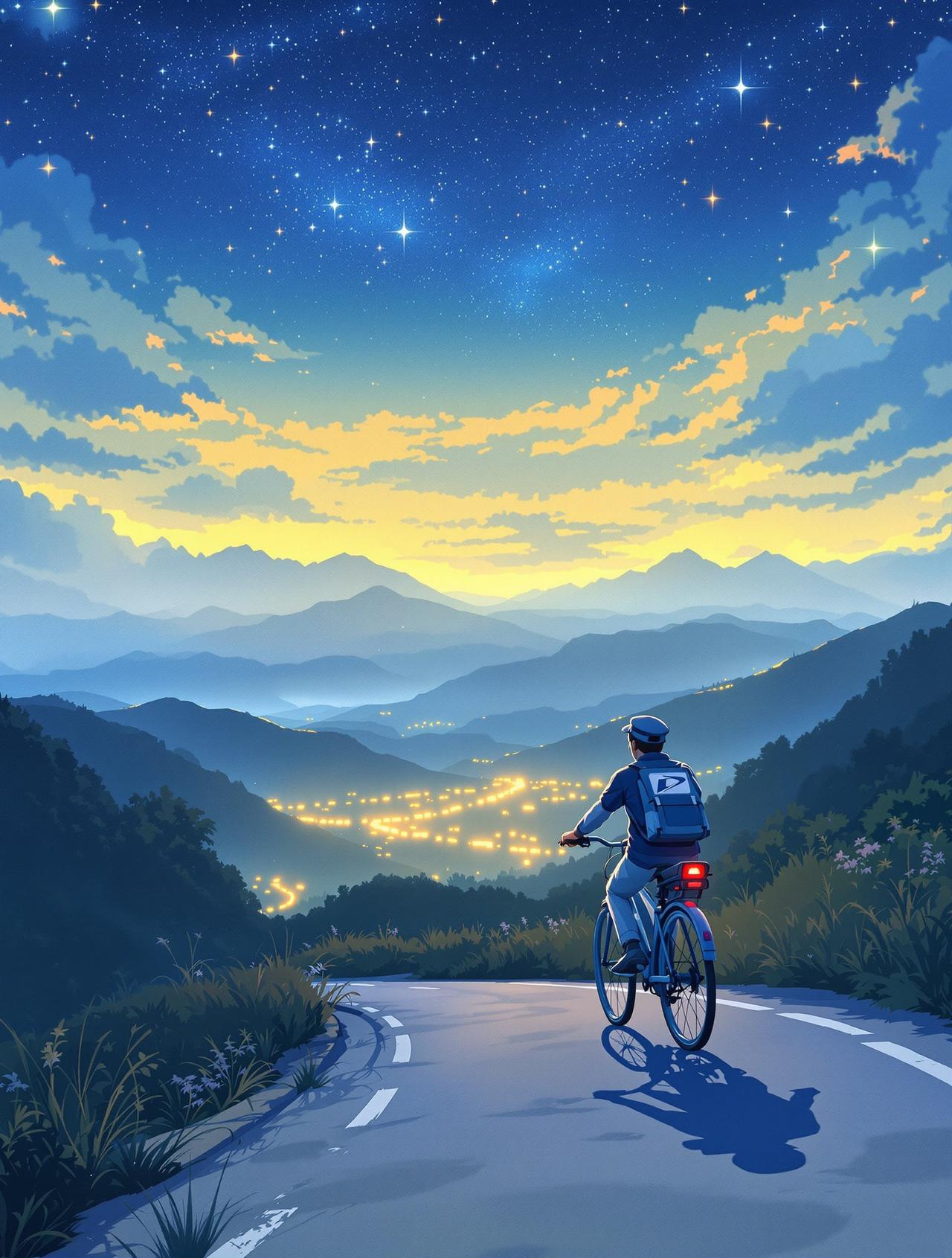番茄段剧 星空下的邮递员 - 山野童话之旅,自然风光治愈短剧排行榜