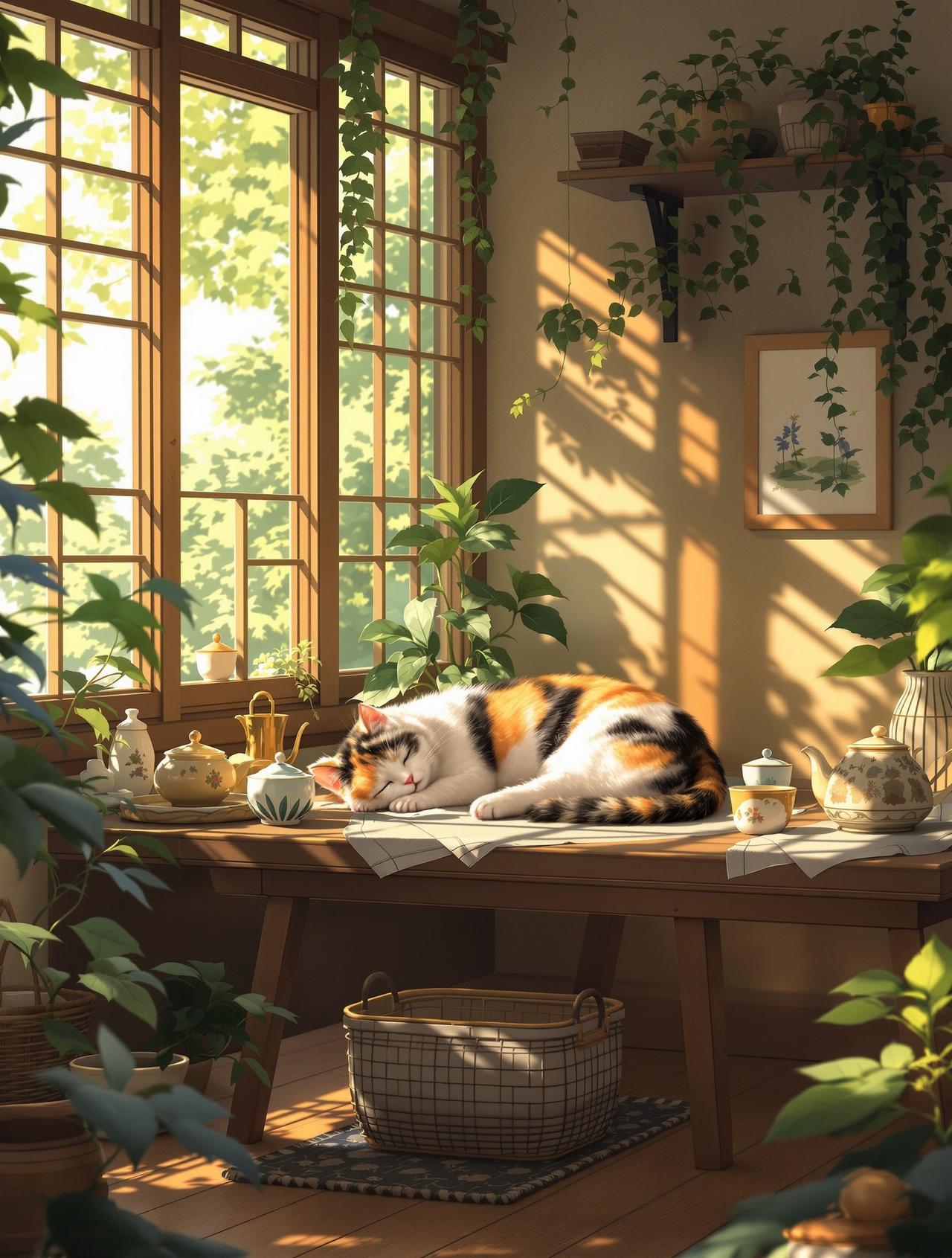 番茄段剧 猫与茶屋 - 慢生活物语，温情日常治愈短剧